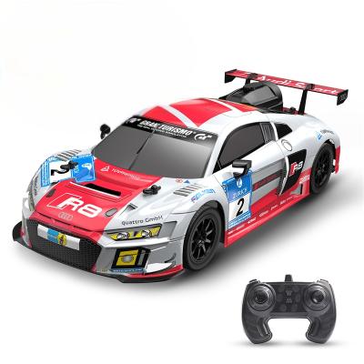 China RC Model DEERC DE64 1/14 RC GT Drift Car 80 Mins Play With Rear Fog Power LED Lights RC Hobby Car Toy Vehicles For Kids And Adults for sale