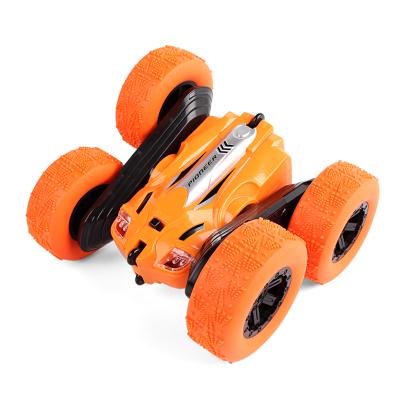 China RC Model Two Colors Available Double Sided Running 360 Degrees Rotating RC Crawlers Stop Car Toy For Kids for sale