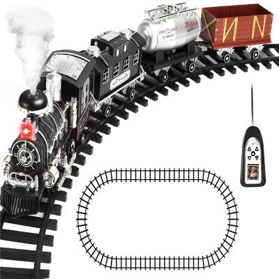 China Thomas Steam Train Track Toy Exquisite Remote Control Plastic Vehicles Vintage Best RC Hobby Design Christmas Gift For Kids for sale