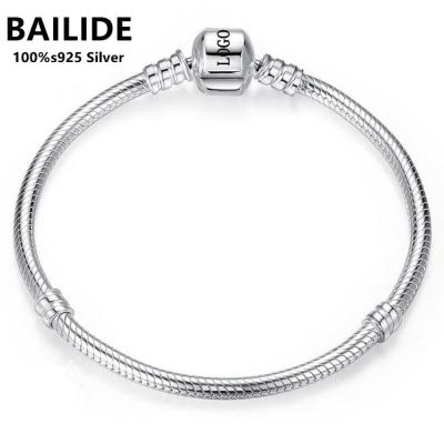 China Other Factory Direct Sale 925 Sterling Silver Fashion Jewelry Bracelet Charm For Women for sale