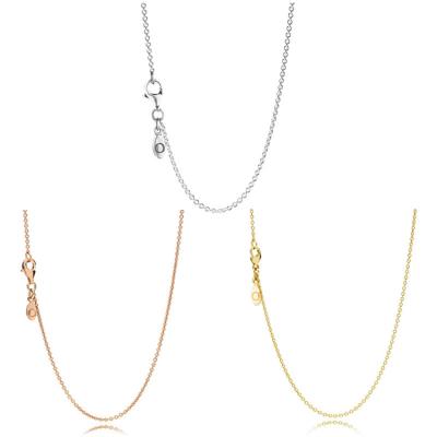 China Original fashion trendy Rose Gold Base Clavicle Chain classic suitable for men and women for sale