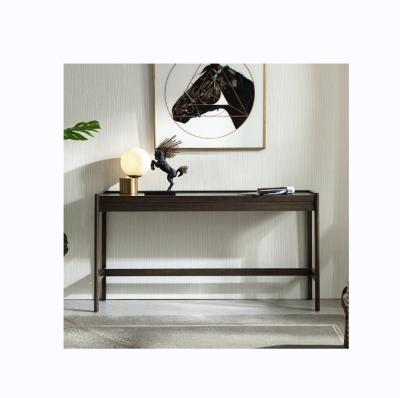 China Other Italian Minimalist Console Table 1.4 Newly Designed Solid Wood Console Table for sale