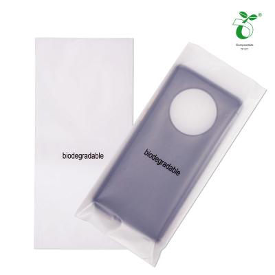 China 100% Biodegradable Custom Printing Clear Bags Cell Phone Case Biodegradable Plastic Cell Phone Case Packaging Bag for sale