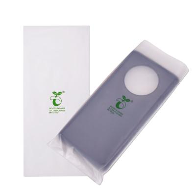 China BIODEGRADABLE Cell Phone Biodegradable Mobile White Case Packaging Accessories Plastic Sachet Flat Open Bag Poly for sale