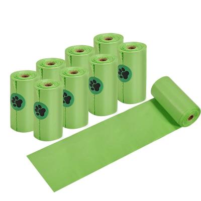 China Manufacturer Wholesale 100% Viable Biodegradable Packaged Pet Waste Bags Dog Poop Bag for sale