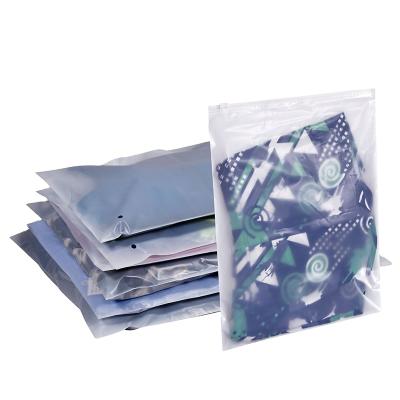 China BIODEGRADABLE eco friendly plastic bag manufacturing biodegradable zip lock packaging bags poly clothing for sale