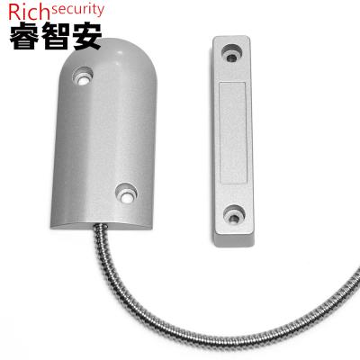 China Richsecurity anti-theft RZ-60B wired certified NC exit shape security door contacts complaint any alarm system to roll up door for sale