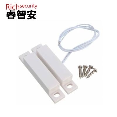 China OEM Factory Anti-theft Sensor NC Wired Magnetic Contact Switch For Alarm System for sale