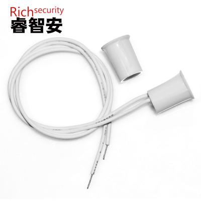 China RZ-33C Anti-theft Mini Small Size NC Recessed Mounted Wire Reed Switch Magnetic Sensor for sale