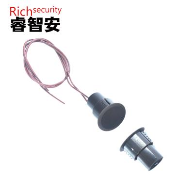 China Anti-theft Recessed Mounted Door Switch Door Switch Alarm Sensor Magnetic Contact for sale