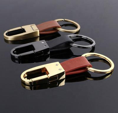 China Souvenir Car Key Chain Custom Leather Key Chain for sale