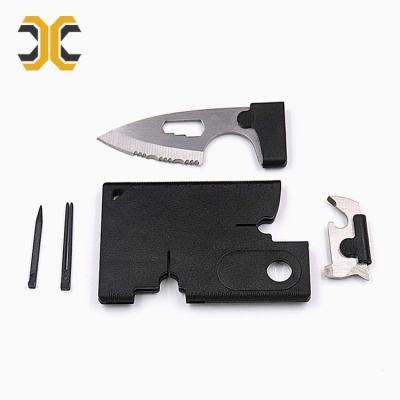 China Multi tool/multi set of stainless steel EDC tool credit card knife folding knife survival knife/camping knife for sale