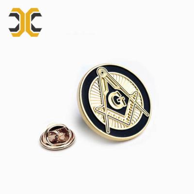 China Custom Europe Lapel Pin Items Enamel Masonic Lapel Pin for sale