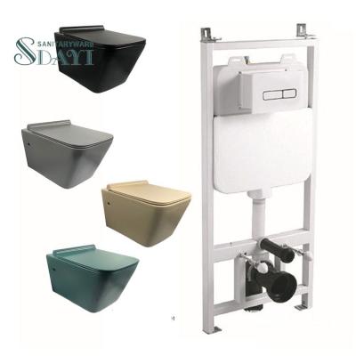 China Plastic Concealed Tank SDAYi Sanitary Ware Bathroom Hidden Toilet Cistern Wall Hung Toilet Water Tank for sale