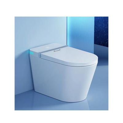 China High Quality Auto Flush Cistern Wc Smart Toilet Concealed Toilet Rimless Smart Toilet With Speech Function for sale