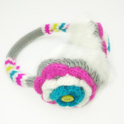 China Cozy and Soft Customize Winter Multiple Colors Cozy Warm Earmuffs Cute Plush Girl Earmuffs for sale