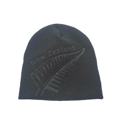 China COMMON custom knit Concave-convex embossed beanies for women hats winter beanie custom designer beanie hat for sale