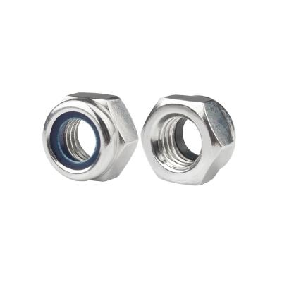 China Heavy Industry Carbon Steel Galvanized Nylon Hex Self-Lock Nuts for sale