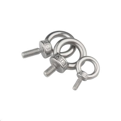 China 304 Stainless Steel Ring Shape Head Bolts Lifting Eye Bolts for sale