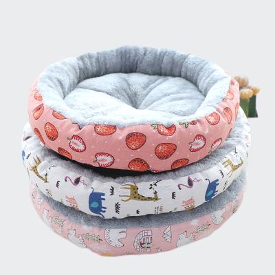 China Removable Hot Selling Luxury Soft Dog Beds Plush Pillow Cushion Dog Beds Factory Outlet Amazon Sleep Cloth Pet Bed for sale