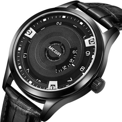 China Hot Selling Water Resistant MEGIR 1067 Quartz Movement Men Hand Watch For Daily Use With Unique Design for sale