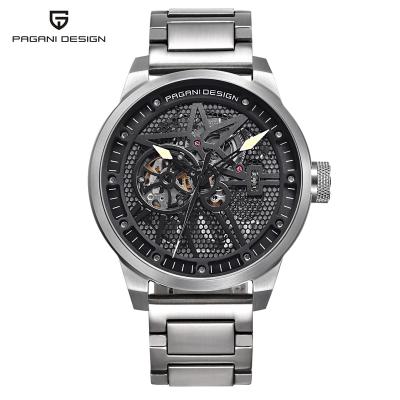 China Band Chronograph PAGANI 2 DESIGN 1625 Stainless Steel Leather Kinds To Choose Automatic Mechanical Wrist Watch Top Quality Luxury Watch for sale