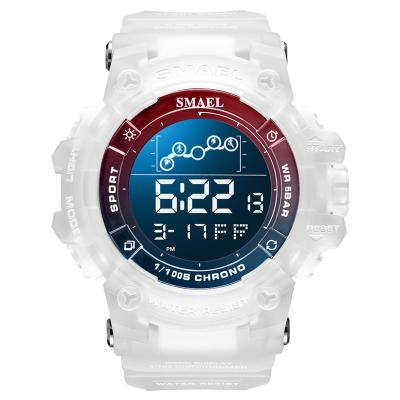 China New design SMAEL 8082 alarm stopwatch men's digital watches led relojes hombre waterproof sports watch fashion la chrono- for sale