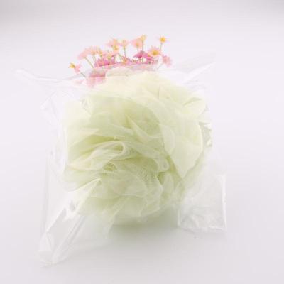 China All Natural Pure Flower Shaped Super Big Color Mesh Shower Sponge Soft for sale