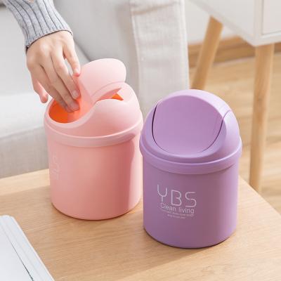 China Factory Sale Modern Trash Can Touchless Small Plastic Trash Can Mini Trash Can for sale