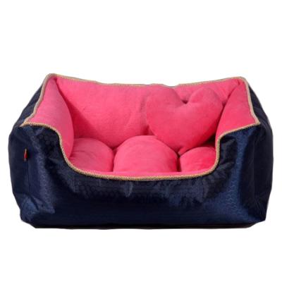 China 2021 New Fabric 2021 Dog Bolster Cover Large Size Pet Bed Sofa Breathable Super Soft Removable Bed Cushion for sale