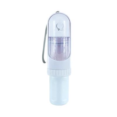 China Viable Collapsible Pet Waterer, 2-In-1 Dog Feeder, 220ml Pet OEM Water Bottle for sale