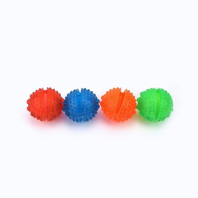 China Viable Dog Bite Resistant Duct Toy Molar Teeth Leaking Food Vocal Ball for sale