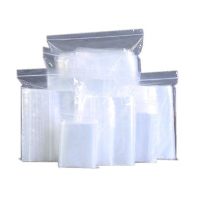 China LDPE Food Packaging Bag Reusable Reusable Ziplock Zipper Lock Plastic Freezer Zipper Bags for sale