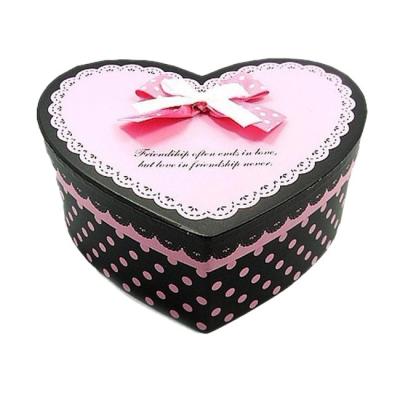 China Wholesale Recyclable Customized High Cost-effective Special Paper Heart Shaped Gift Box for sale