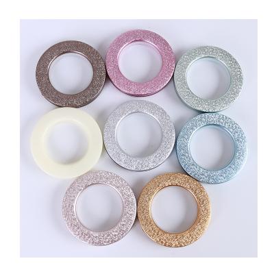 China Wholesale modern pp plastic curtain rod accessories eyelets curtain strip ring for sale