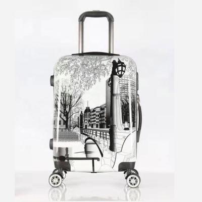 China Royal Hard Plastic Shell Trolley Hard Shell Suitcase Aluminum Frame Waist Cabin Polycarbonate Travel Spinner Code Lock Abs/pc Carry-onLuggage for sale