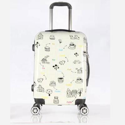 China NEW Fashion New Arrival ABS PC Spinner Wheels Cabin Travel Carry-on Luggage Hot Matte Bottom Waist Suitcases for sale