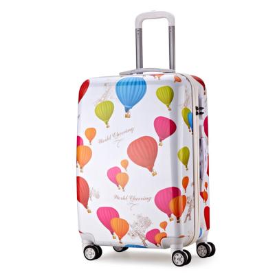 China Carry On Kids Luggage Custom Pattern Cute Balloon Suitcase Lightweight ABS PC Kids Luggage For Promotion for sale