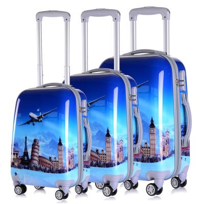 China Carry On Hard Shell Traveling Spinner Travel Bags Hard Luggage Suitcases Large Capacity PC Luggage Set for sale