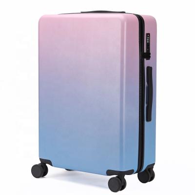 China Carry On 20 Inch ABS Custom Luggage Travel Logo Set Hand Trolley Suitcases Travel Bags Luggage Case With Tsa Lock For Travel for sale