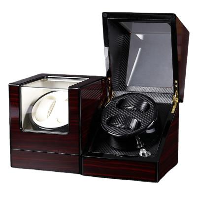 China 2+0 Single Watch Storage MABUCHI Black Double Watch Winder For Gift for sale