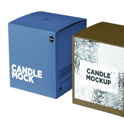 China Handmade Custom Printing Logo Gift Candle Packaging Boxes for sale