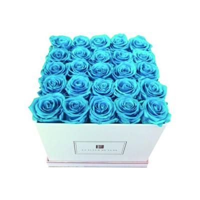 China Handmade Custom Square Luxury Gift Packaging Rose Box for sale