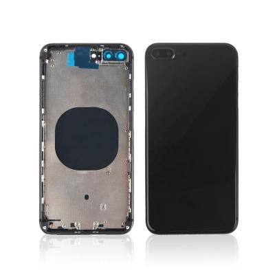 China Metal+Glass Cell Phone Replacement Parts Back Cover Middle Frame For iPhone 8 Plus Back Housing for sale