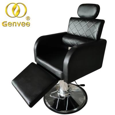 China New Modern Design Extension Barber Chairs Styling Beauty Salon Barber Chair For Barber Shop for sale