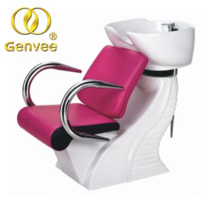 China Eco - Friendly Hot Sale Shampoo Backwash Unit Barber Shop For Hair Washing for sale