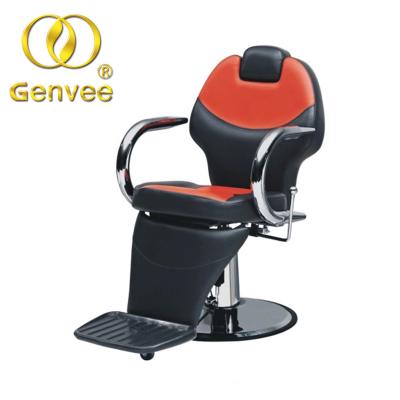 China Modern Barber Shop Barber Stylist Chair With Hydraulic Pump for sale