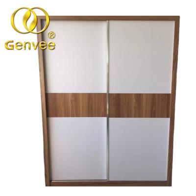 China Sliding Wardrobe Promotion Modern Wooden Sliding MDF Wardrobe for sale