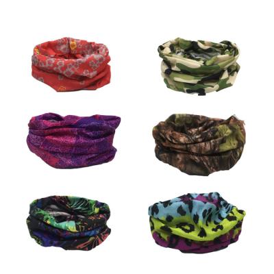 China Fashion Custom Design 100% Polyester Microfiber Environmental Bandana Outer Tube Head Wrap for sale