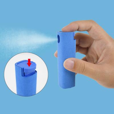 China Bottle and Cloth Cleaning 2in1 Phone Screen Cleaner Spray Screen Cleaner Spray for Phone,Tablet,TV,Laptop for sale